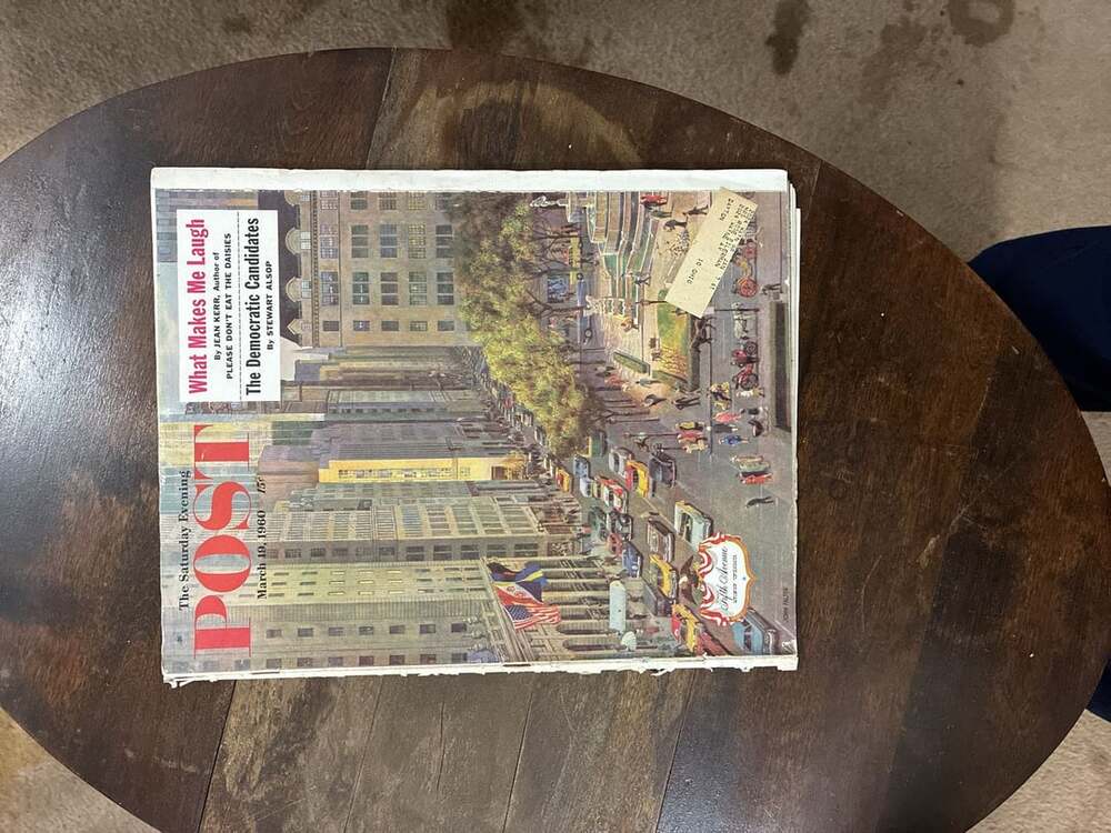 Bundle Of 8 Saturday Evening Post Magazines 1960/61